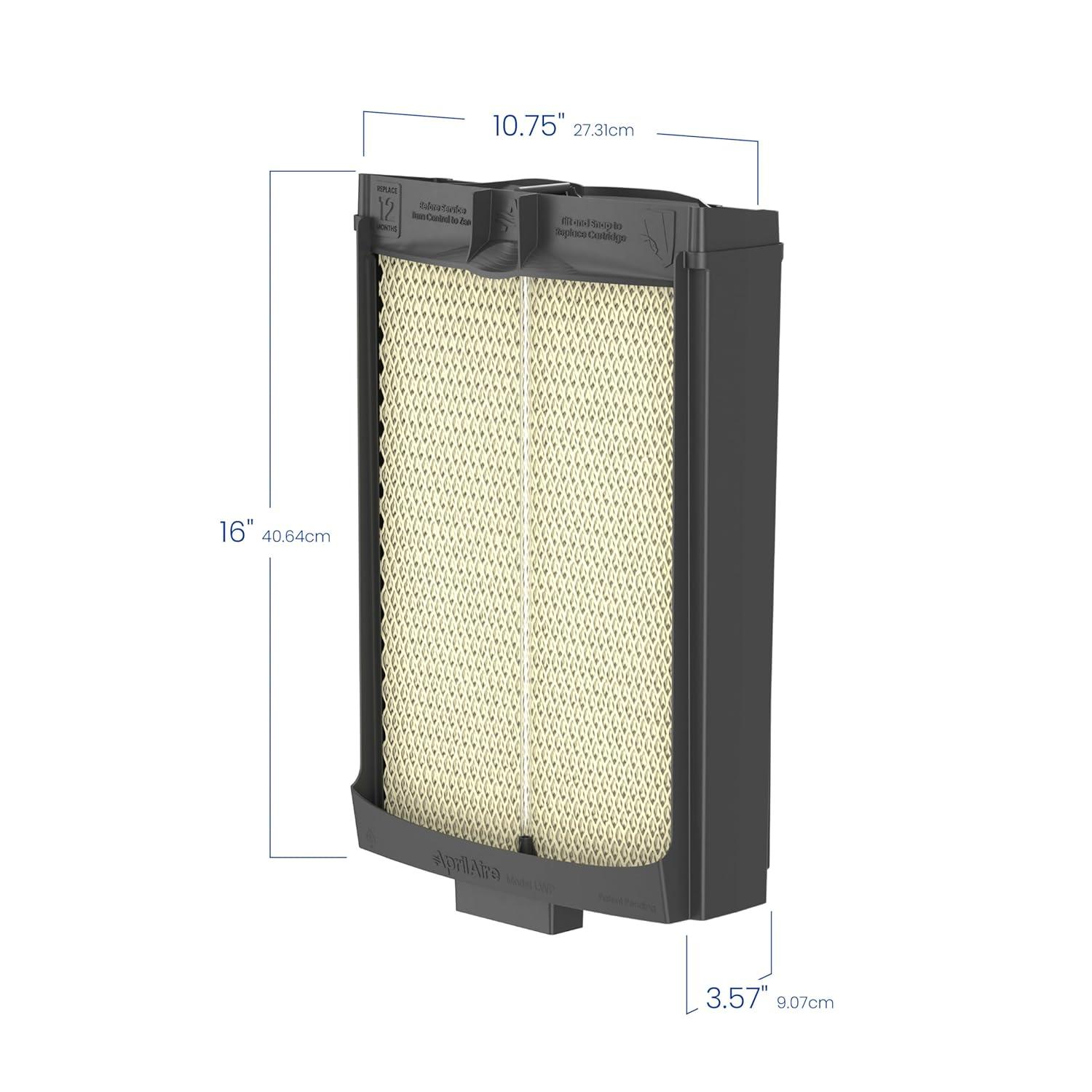 imageAprilAire L HydroCore OnePiece Replacement Water Panel Filter Cartridge Assembly for 720 Series WholeHouse Humidifiers Pack of 1