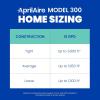 imageAprilAire 300 SelfContained Fan Powered WholeHouse Humidifier for Homes with Ducted Forced Air Furnace Systems Boilers MiniSplits Radiant Heat and Other Ductless Systems up to 3900 Sq Ft