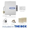imageAprilAire 400M 17gal WholeHouse Evaporative Humidifier with Manual Control for up to 5000 sq ft  AprilAire Model 5843 Humidifier Installation KitHumidifier  Install Kit