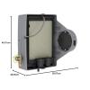imageAprilAire 400M 17gal WholeHouse Evaporative Humidifier with Manual Control for up to 5000 sq ft  AprilAire Model 5843 Humidifier Installation KitHumidifier