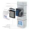 imageAprilAire 500 12gal WholeHouse Small Bypass Evaporative Humidifier with Automatic Digital Control for up to 3600 sq ft  AprilAire Model 5844 Humidifier Installation KitHumidifier  Install Kit