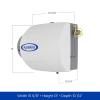 imageAprilAire 500 12gal WholeHouse Small Bypass Evaporative Humidifier with Automatic Digital Control for up to 3600 sq ft  AprilAire Model 5844 Humidifier Installation KitHumidifier