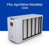 imageAprilAire 501 Replacement Filter for AprilAire 5000 WholeHouse Air Purifier  MERV 15 Equivalent 16x25x6 Air Filter Pack of 4Single Pack 1