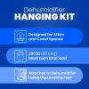 imageAprilAire 5822 Dehumidifier Hanging Kit for AprilAire Crawl Space Basement WholeHouse Dehumidifier Models E070 E080 E100 E130 1820 1830 1850 1852 1870 1872