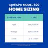 imageAprilAire 600 17gal WholeHouse Large Bypass Evaporative Humidifier with Automatic Digital Control for up to 5000 sq ft  AprilAire Model 5844 Humidifier Installation KitHumidifier