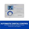 imageAprilAire 62 Automatic Digital WholeHouse Humidifier Control Humidistat with Outdoor Temperature Sensor for AprilAire WholeHouse Steam Humidifiers Low Voltage 24VAC