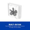 imageAprilAire 700 18gal WholeHouse Fan Powered Evaporative Humidifier with Automatic Digital Control for up to 5300 sq ft  AprilAire Model 5846 Humidifier Installation KitHumidifier