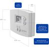 imageAprilAire 76 Digital Wall Mount Dehumidifier Control425L x 088W x 283H inches