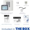imageAprilAire 8910W WiFi Programmable Touchscreen Thermostat with IAQ Control Amazon Alexa and Google Assistant CompatibleWiFi MultiStage Univ wTot IAQ
