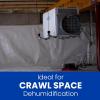 imageAprilAire E070 Crawl Space Dehumidifier for Basement ampamp Crawlspace  70Pint HighCapacity Commercial Dehumidifier for Homes Up to 2200 Sq Ft with Pump Drain Hose ampamp Hanging Kit for DIY Install