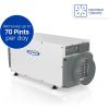 imageAprilAire E070 Pro 70Pint Crawl Space Dehumidifier  Model 76 Wall Mount Control WholeHouse Dehumidifier for Basement Crawlspace or Whole Home up to 2200 sq ftDehumidifier