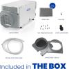 imageAprilAire E070 Pro 70Pint Crawl Space Dehumidifier  Model 76 Wall Mount Control WholeHouse Dehumidifier for Basement Crawlspace or Whole Home up to 2200 sq ftDehumidifier