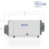 imageAprilAire E070 Pro 70Pint Crawl Space Dehumidifier  Model 76 Wall Mount Control WholeHouse Dehumidifier for Basement Crawlspace or Whole Home up to 2200 sq ftDehumidifier