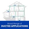 imageAprilAire E080 Pro 80Pint WholeHouse Dehumidifier  Model 76 Wall Mount Control Ideal for Basements Crawlspaces or Whole Houses up to 4400 sq ft