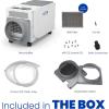 imageAprilAire E100 Pro 100Pint WholeHouse Dehumidifier Energy Star Certified CommercialGrade WholeHome Dehumidifier for Basement Crawlspace or Whole House up to 5500 sq ftDehumidifier