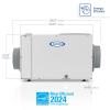 imageAprilAire E130 Pro 130Pint WholeHouse Dehumidifier Energy Star Certified CommercialGrade for Basement Crawlspace or Whole House up to 7200 sq ftDehumidifier