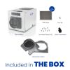 imageAprilAire E130 Pro 130Pint WholeHouse Dehumidifier Energy Star Certified CommercialGrade for Basement Crawlspace or Whole House up to 7200 sq ftDehumidifier