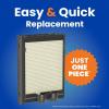 imageAprilAire H445EZ1A Humidifier FilterWater Panel Assembly Replacement Kit for AprilAire WholeHouse Humidifier Models 400 400A 400M 2packWater Panel EZKit  Humidifier Filter Kit