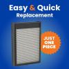 imageAprilAire H735EZ1A Humidifier FilterWater Panel Assembly Replacement Kit for AprilAire WholeHouse Humidifier Models 700 700A and 700MWater Panel EZKit  Humidifier Filter Kit