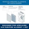 imageAprilAire RF09550P Allergy  Pet True HEPA Air Purifier Replacement Filter for AprilAire 9550 Room Air Purifier Removes Pet Allergens Viruses ampamp Odors Ozone Free