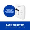 imageAprilAire S86NMUPR Programmable Thermostat MultiStage Universal with IAQ Control 2H2C HeatCool Stages or 4H2C Heat Pump Stages