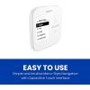 imageAprilAire S86WMUPR WiFi Programmable Thermostat MultiStage Universal with IAQ Control 2H2C HeatCool Stages or 4H2C Heat Pump Stages438L x 08W x 438H inches