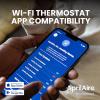 imageAprilAire S86WMUPR WiFi Programmable Thermostat MultiStage Universal with IAQ Control 2H2C HeatCool Stages or 4H2C Heat Pump Stages438L x 08W x 438H inches