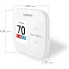 imageAprilAire S86WMUPR WiFi Programmable Thermostat MultiStage Universal with IAQ Control 2H2C HeatCool Stages or 4H2C Heat Pump Stages438L x 08W x 438H inches