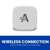 imageAprilAire Z10IDT Wireless Indoor Temperature and Humidity Sensor Compatible with S86WMUPR WiFi Programmable Thermostat Gray Pack of 1