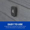 imageAprilAire Z10ODT Wireless Outdoor Temperature and Humidity Sensor Compatible with S86WMUPR WiFi Programmable Thermostat Black Pack of 1