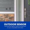 imageAprilAire Z10ODT Wireless Outdoor Temperature and Humidity Sensor Compatible with S86WMUPR WiFi Programmable Thermostat Black Pack of 1