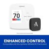 imageAprilAire Z10ODT Wireless Outdoor Temperature and Humidity Sensor Compatible with S86WMUPR WiFi Programmable Thermostat Black Pack of 1