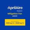 imageAprilaire ARNHPF Quiet Energy Efficient Radon Mitigation Fan for Basement Crawlspace or Slab Application IndoorOutdoor Moderate to Tight SoilsRadon Mitigation Fan