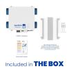 imageAprilaire V22BEC Energy Recovery Ventilator ERV 120 CFM Air Exchanger for Homes up to 6000 Sq Ft  WholeHouse Fresh Air Ventilation System HRVERV with Wall Ceiling or Floor Mount Bracket