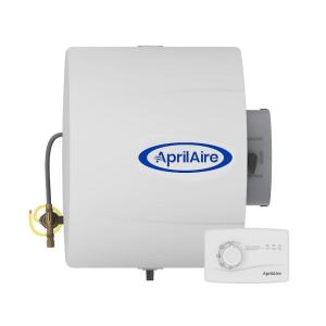 imageAprilAire 400M 17gal WholeHouse Evaporative Humidifier with Manual Control for up to 5000 sq ft  AprilAire Model 5843 Humidifier Installation KitHumidifier