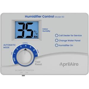 imageAprilAire 60 Automatic Digital WholeHouse Humidifier Control Humidistat with Outdoor Temperature Sensor for AprilAire WholeHouse Humidifiers Low Voltage 24VAC6L x 175W x 41875H inches