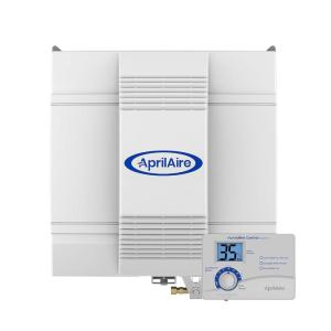 imageAprilAire 700 18gal WholeHouse Fan Powered Evaporative Humidifier with Automatic Digital Control for up to 5300 sq ft  AprilAire Model 5846 Humidifier Installation KitHumidifier