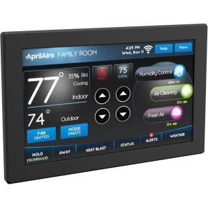 imageAprilAire 8910W WiFi Programmable Touchscreen Thermostat with IAQ Control Amazon Alexa and Google Assistant CompatibleWiFi MultiStage Univ wTot IAQ Color Display