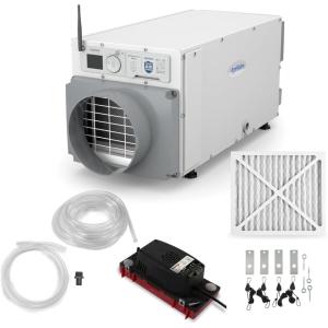 imageAprilAire E070 Pro 70Pint Crawl Space Dehumidifier  Model 76 Wall Mount Control WholeHouse Dehumidifier for Basement Crawlspace or Whole Home up to 2200 sq ftWiFi Dehumidifier