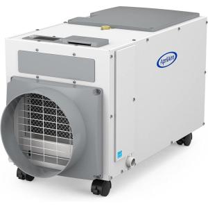 imageAprilAire E100C Pro 100Pint WholeHouse Dehumidifier with Castors Energy Star Certified CommercialGrade WholeHome Dehumidifier for Basement Crawlspace or Whole House up to 5500 sq ftDehumidifier