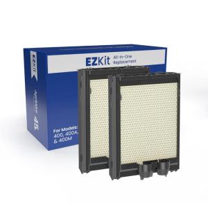 imageAprilAire H445EZ1A Humidifier FilterWater Panel Assembly Replacement Kit for AprilAire WholeHouse Humidifier Models 400 400A 400M 2packWater Panel EZKit  Humidifier Filter Kit