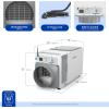 imageAprilAire E080W Smart WiFi WholeHouse Dehumidifier 80Pint ENERGY STAR Commercial Dehumidifier for Basement Crawl Space ampamp Home up to 4400 SqFt with Pump Drain Hose Hanging Kit MERV 11 FilterWiFi Dehumidifier wDIY Bundle