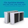 imageAprilAire 413CBN Replacement Filter for AprilAire Whole House Air Purifiers  MERV 13 with Carbon Healthy Home Allergy  Odor Reduction 16x25x4 Air Filter Pack of 12