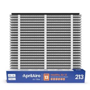 imageAprilAire 213 Replacement Filter for AprilAire Whole House Air Purifiers  MERV 13 Healthy Home Allergy 20x25x4 Air Filter Pack of 22