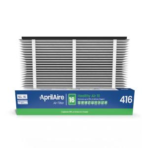 imageAprilAire 416 Replacement Filter for AprilAire Whole House Air Purifiers  MERV 16 Allergy Asthma ampamp Virus 16x25x4 Air Filter Pack of 12