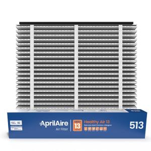 imageAprilAire 513 Replacement Filter for AprilAire Whole House Air Purifiers  MERV 13 Healthy Home Allergy 31x28x4 Air Filter Pack of 11