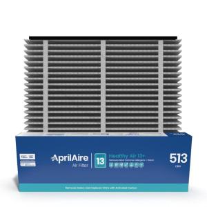 imageAprilAire 513CBN Replacement Filter for AprilAire Whole House Air Purifiers  MERV 13 with Carbon Healthy Home Allergy  Odor Reduction 31x28x4 Air Filter Pack of 12